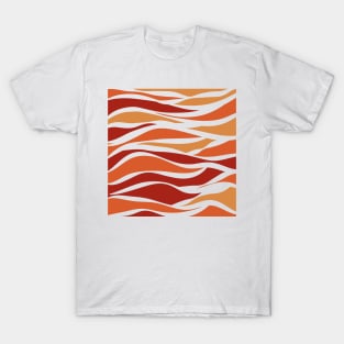 colorful stripes mountains minimal T-Shirt